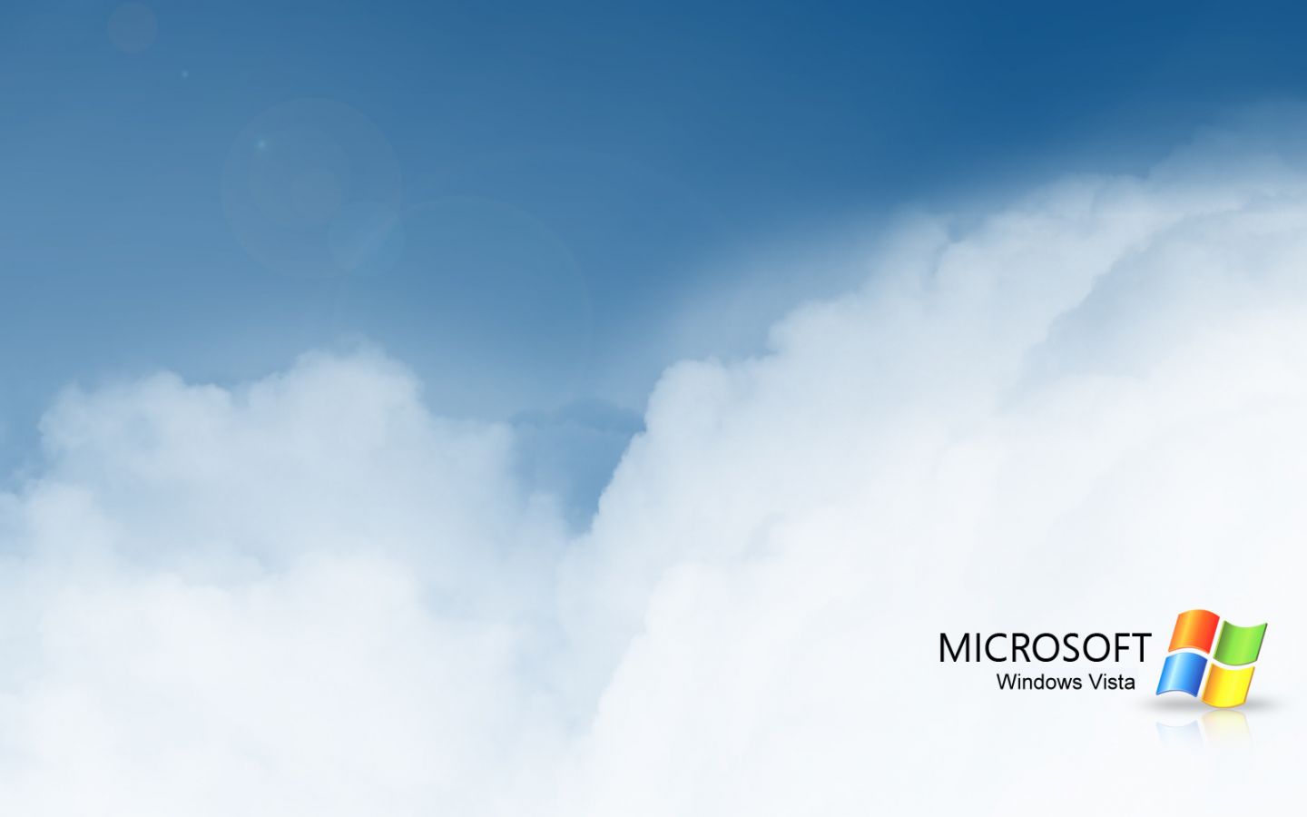 Windows Vista в облаках 1440x900