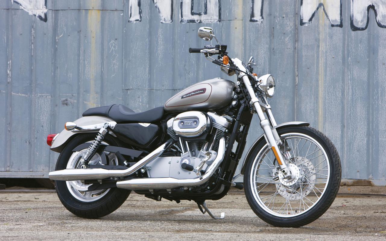 Harley-Davidson, Sportster, XL 883C Sportster 883 Custom, XL 883C Sportster 883 Custom 2009, мото, м 1280x800