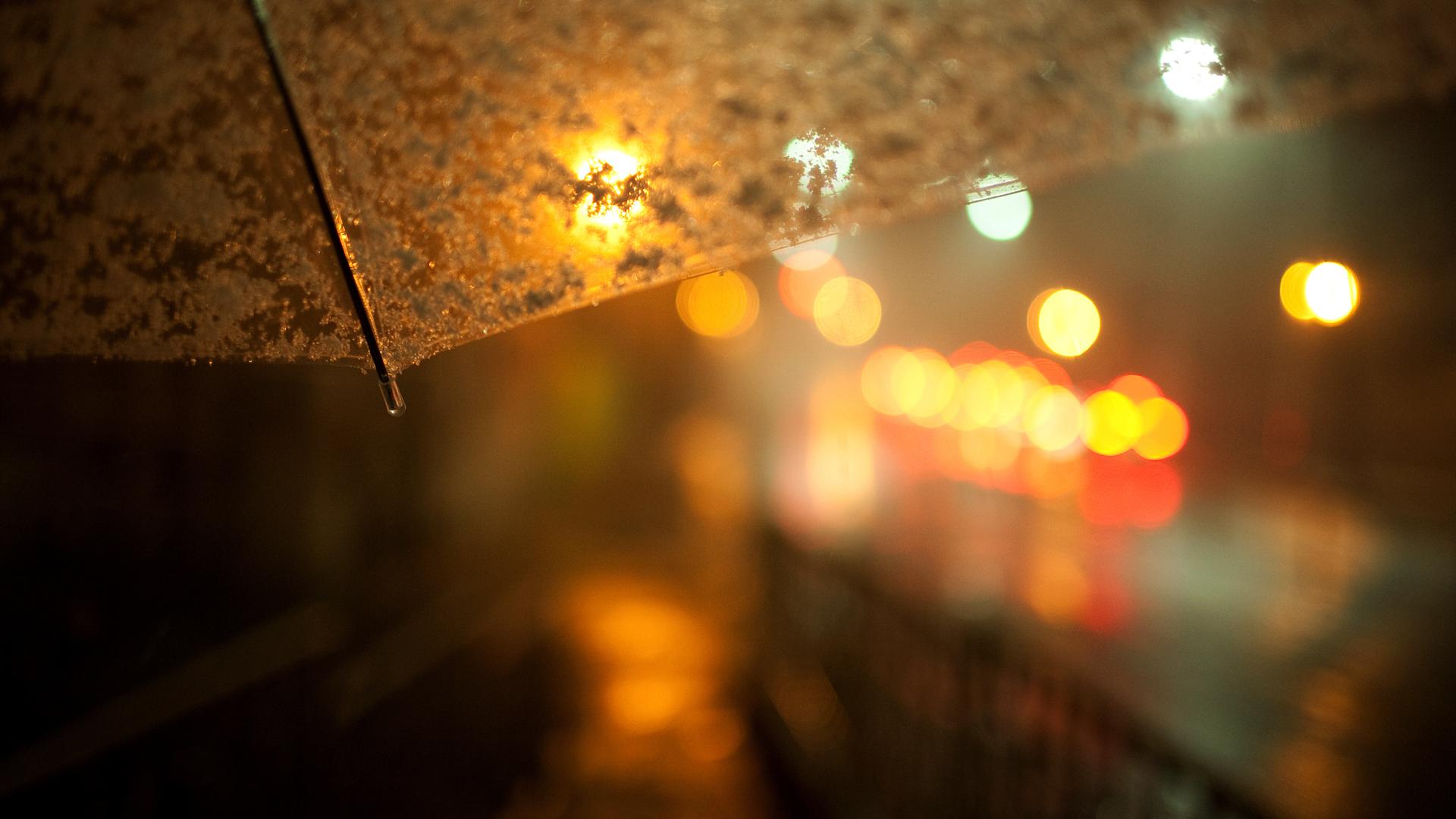Зонт, дождь, улица обои для рабочего стола, картинки, фото, 1920x1080.