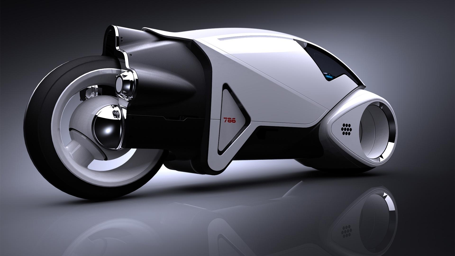 Мотоцикл, байк, прототип, будущее 1920x1080