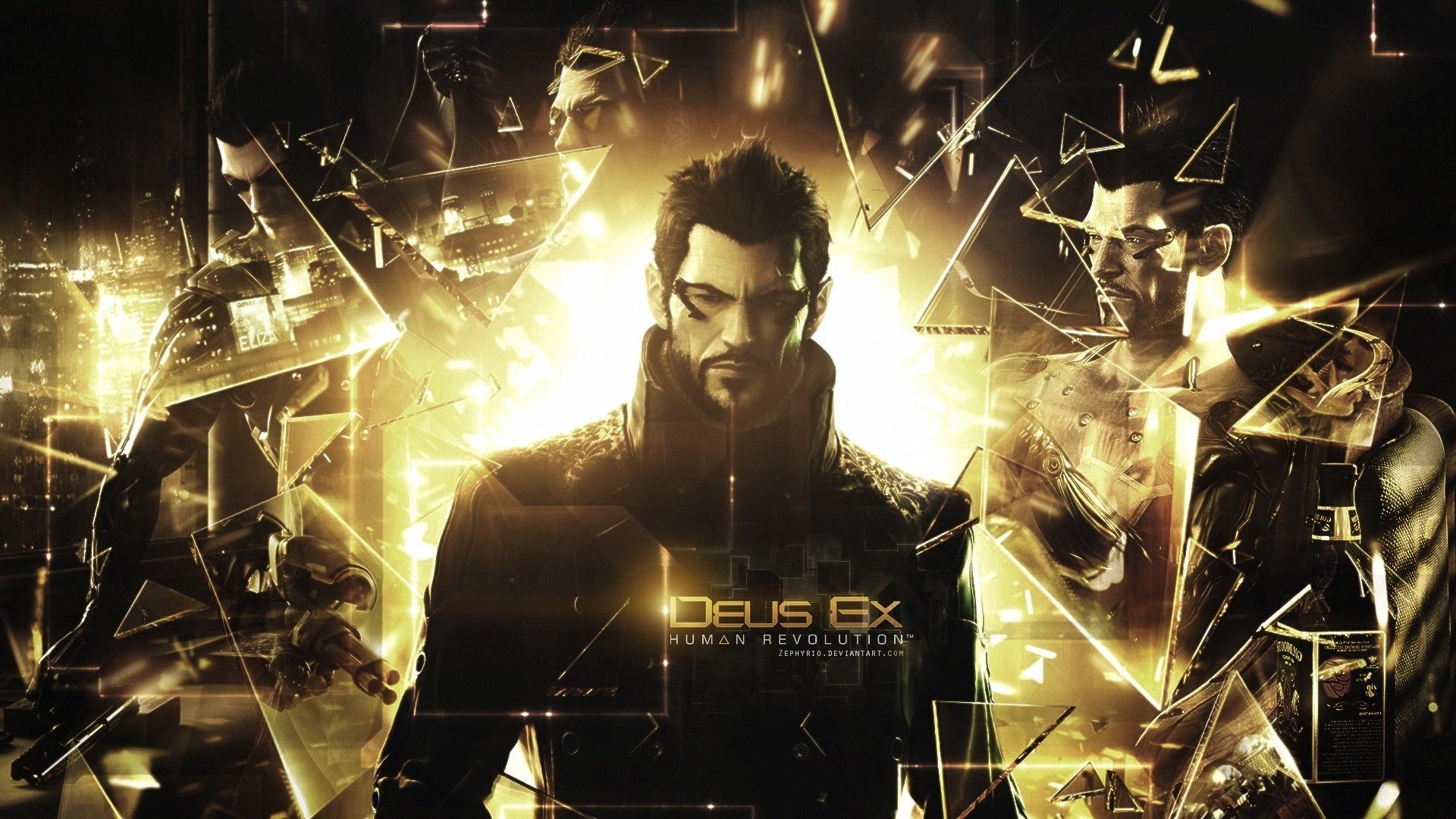 Deus Ex, Human Revolution, Адам Дженсен 1920x1080