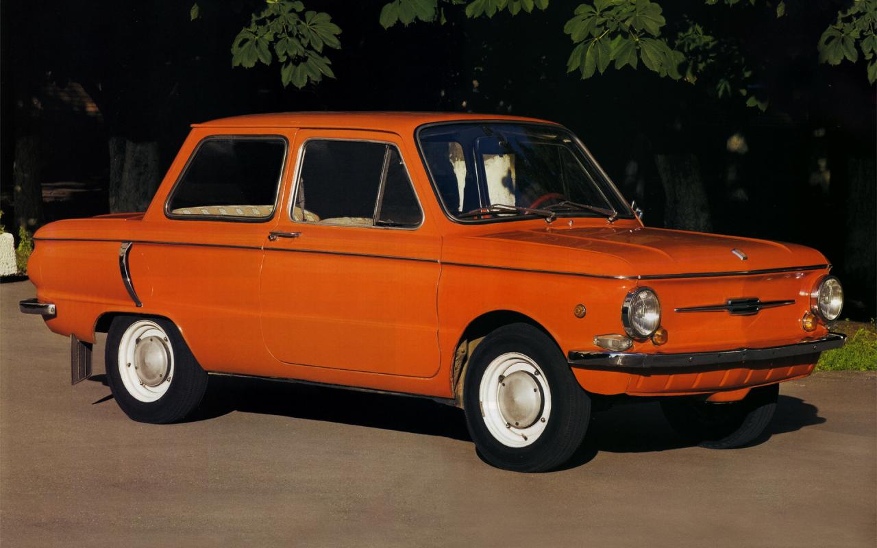 Авто, запор, запорожец, оранжевый 1280x800
