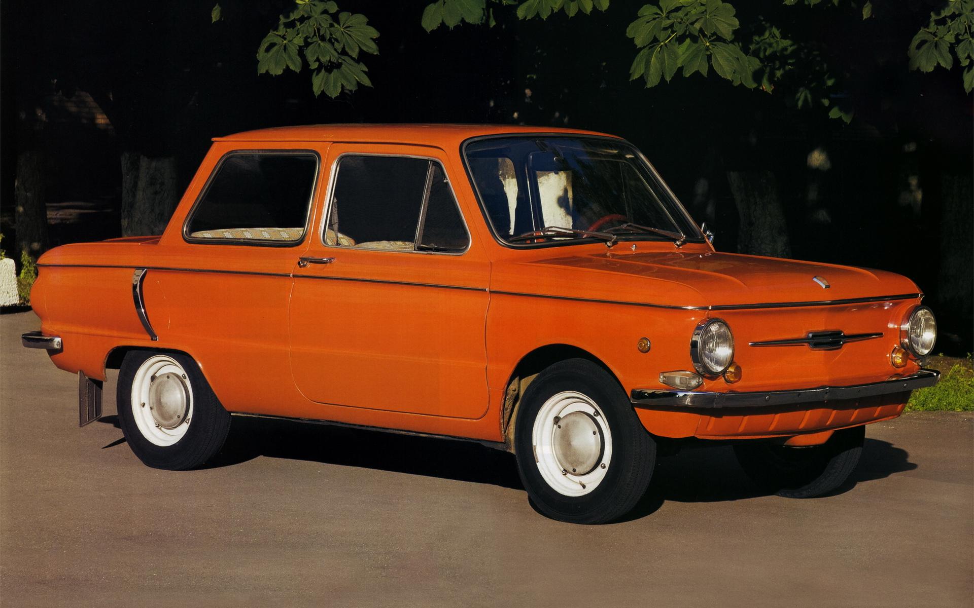 Авто, запор, запорожец, оранжевый 1920x1200