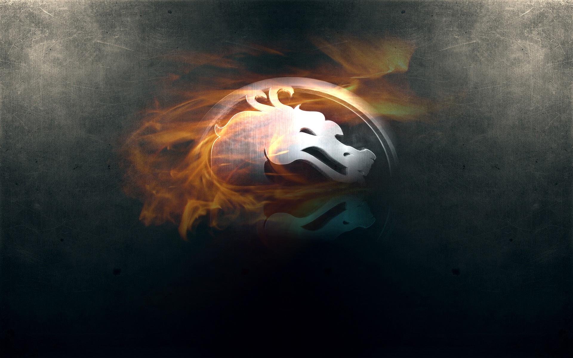Логотип игры Mortal Combat 2011. 1920x1200