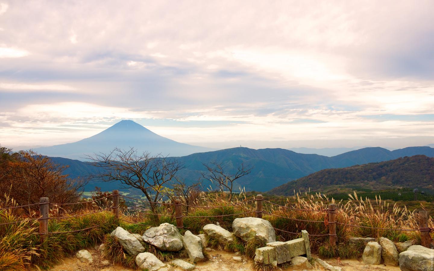 Вулкан Fuji San 1440x900