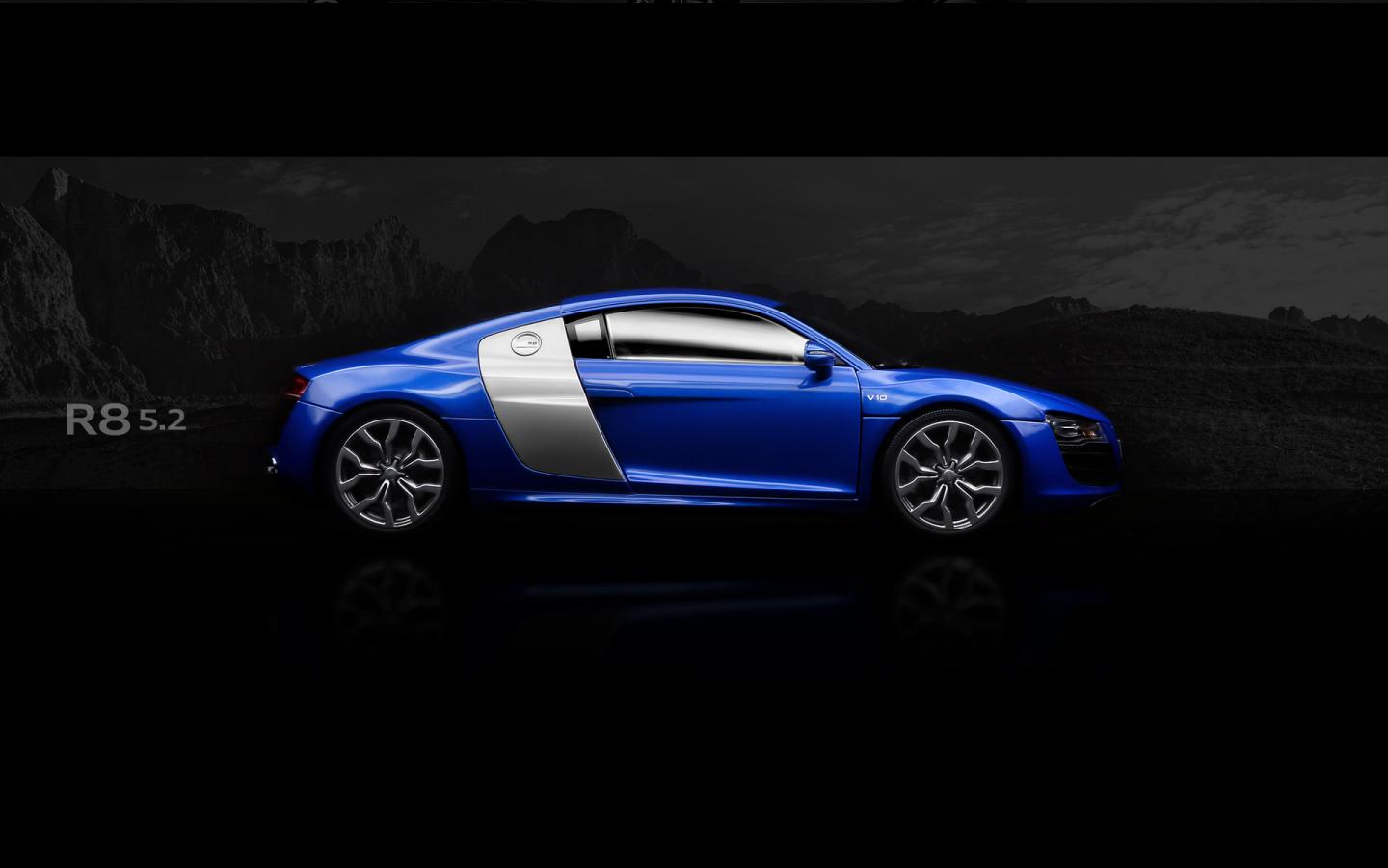 Машины, синий спорткар 1440x900
