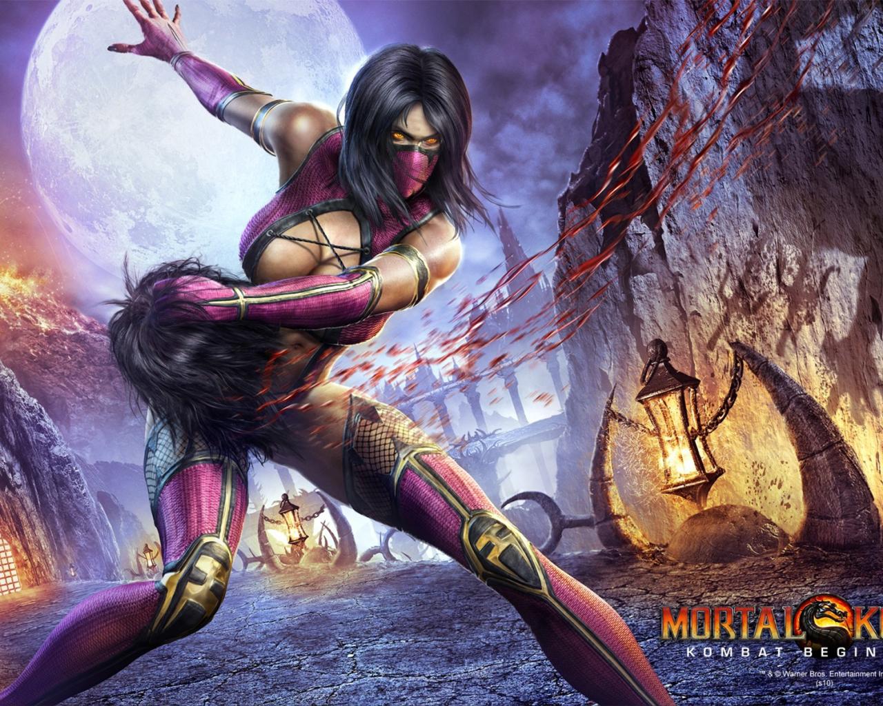 Милена из Mortal Kombat 1280x1024