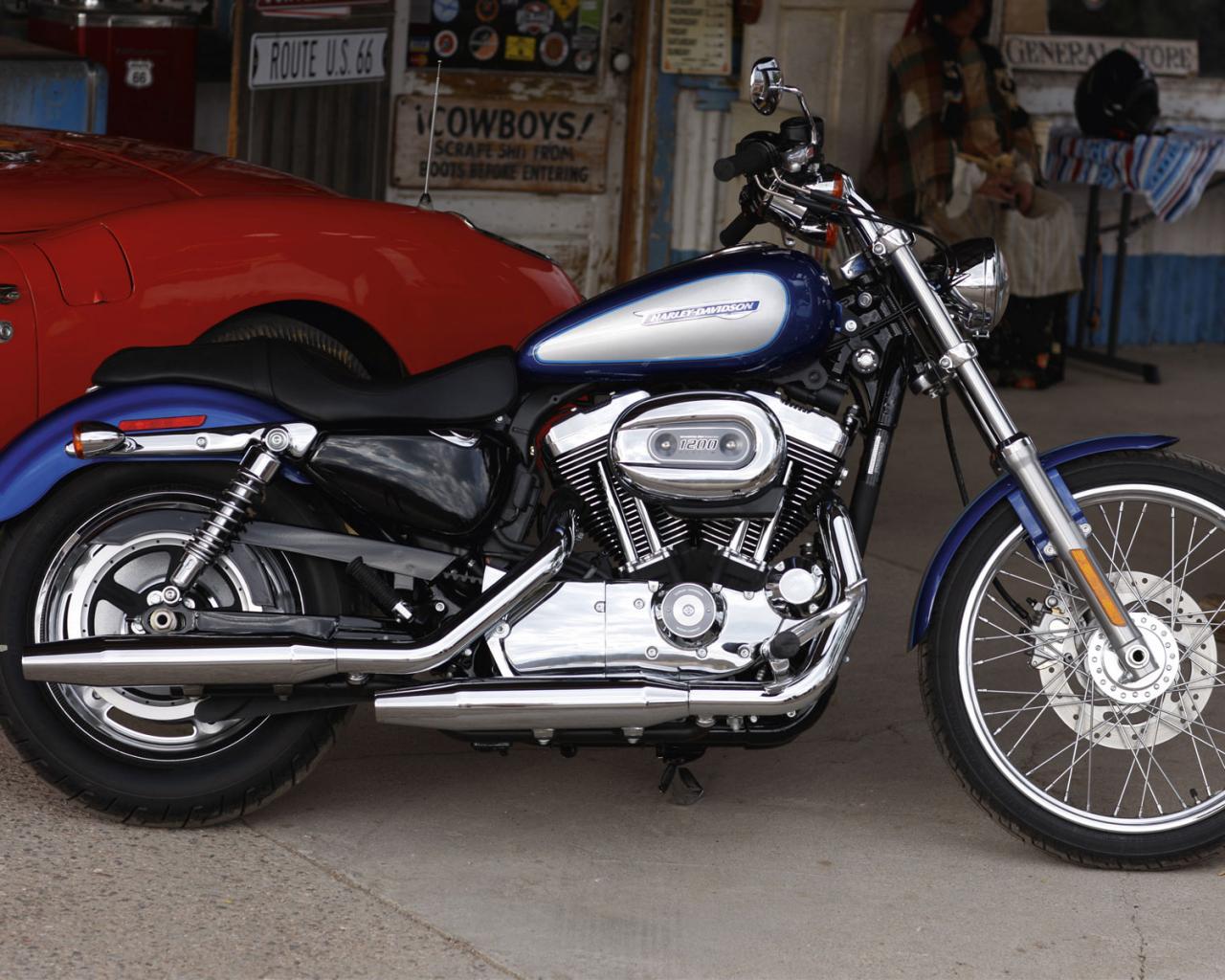 Harley-Davidson, Sportster, XL 1200C Sportster 1200 Custom, XL 1200C ...